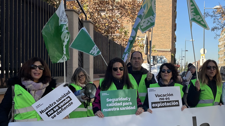 protesta por la seguridad en delegación Granada